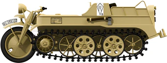 Daswerk 35020 1/35 Sd.Kfz.2 kleines Kettenkrad Plastic Model Kit - Image 4
