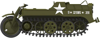 Daswerk 35020 1/35 Sd.Kfz.2 kleines Kettenkrad Plastic Model Kit - Image 6