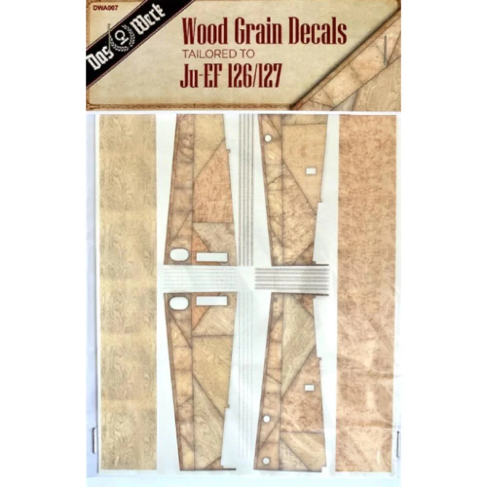 Daswerk A007 Wood Grain Decals for Elli - DW32001 Plastic Model Kit