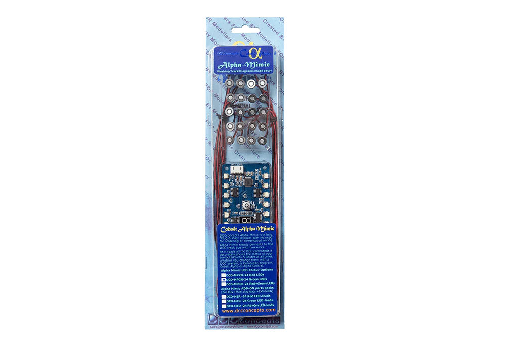 DCC Concepts Alpha Mimic Panel Controller (With Green LEDS) - Image 3