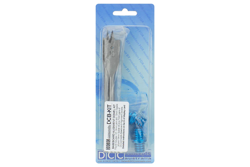 DCC Concepts Baseboard Dowels with Spade Drill Bits 2 Pack [DCB-BDKIT] - Image 3