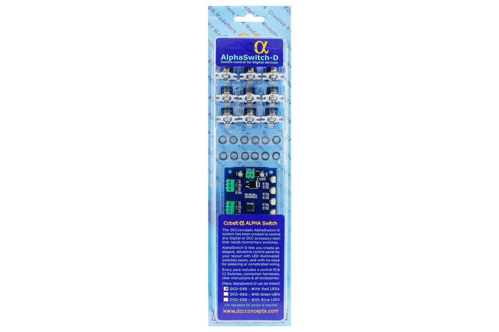 DCC Concepts Cobalt AlphaSwitch-D (For Digital Devices) White (12 Pack) - Image 5