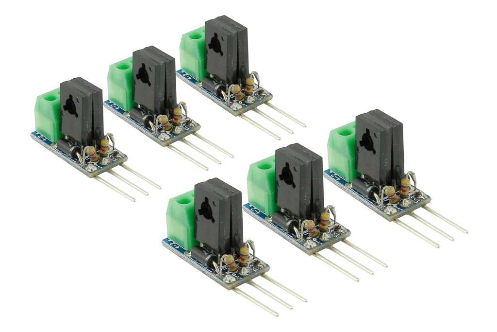 DCC Concepts DCC Decoder Converter 3 Wire To 2 Wire (6 Pack)