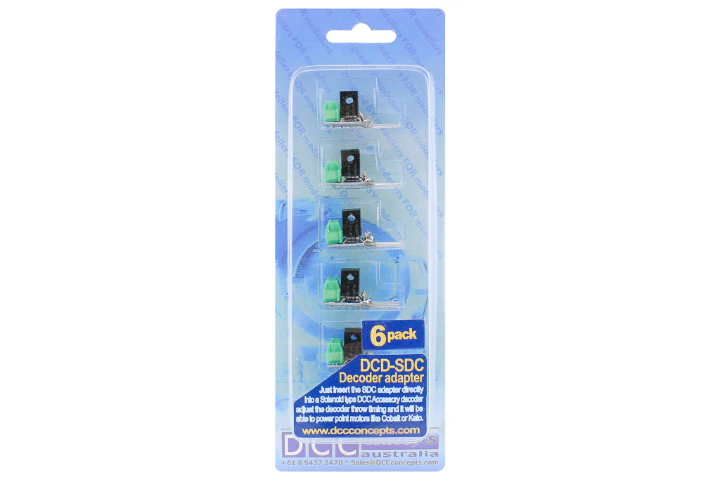 DCC Concepts DCC Decoder Converter 3 Wire To 2 Wire (6 Pack) - Image 2