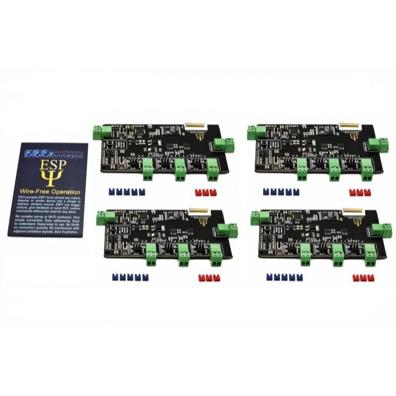 DCC Concepts DCC.ESPS.12 ESP 3-Output DCC Transmitter 4 Pack