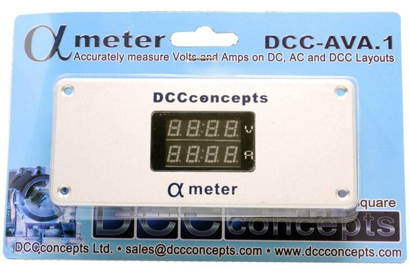 DCC Concepts DCD-AVA.1 Alpha Meter for DC or DCC - Image 2
