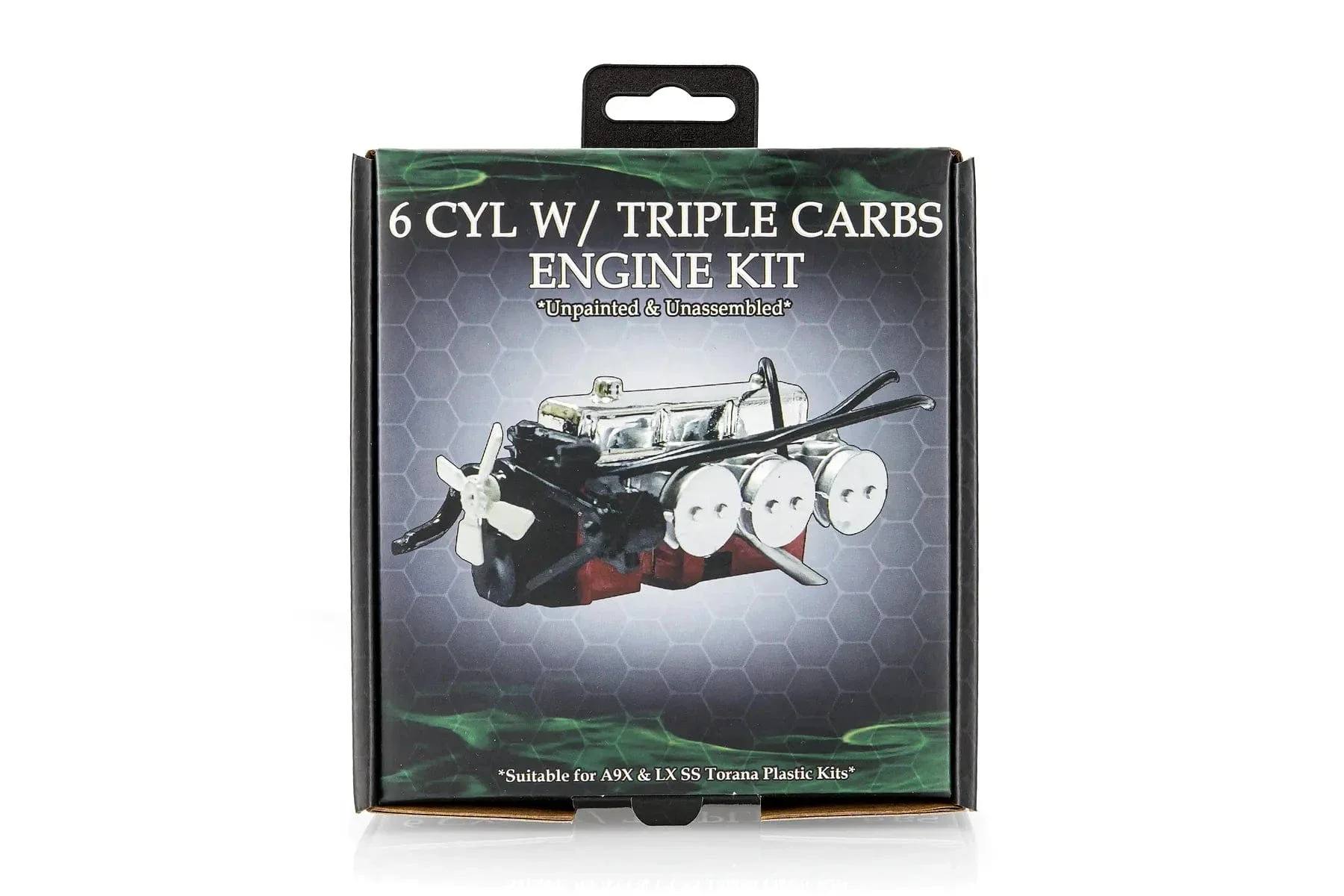 DDA 1/24 A9X/LX 6 Cylinder Engine w/Triple Carbs Plastic Model Kit