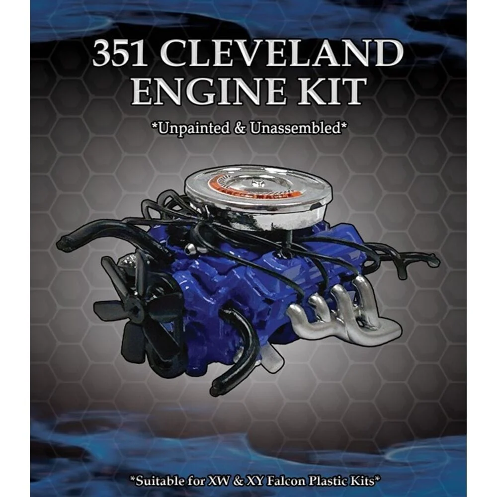 DDA 1/24 Ford XW/XY 351 Cleveland Engine Plastic Kit