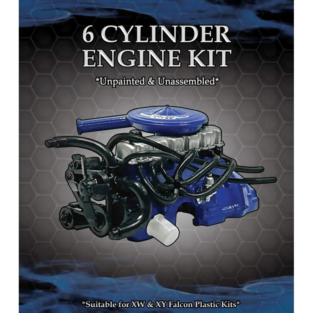 DDA 1/24 Ford XW/XY 6 Cylinder Engine Plastic Kit