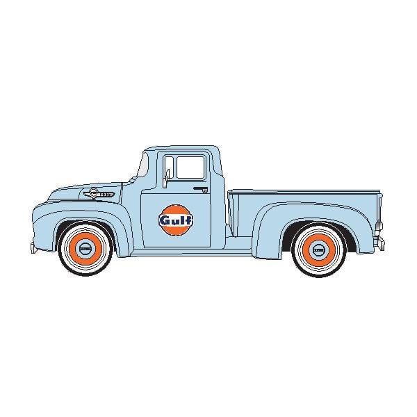 DDA 1/24 Gulf 1956 Ford F-100 Pickup - Image 2