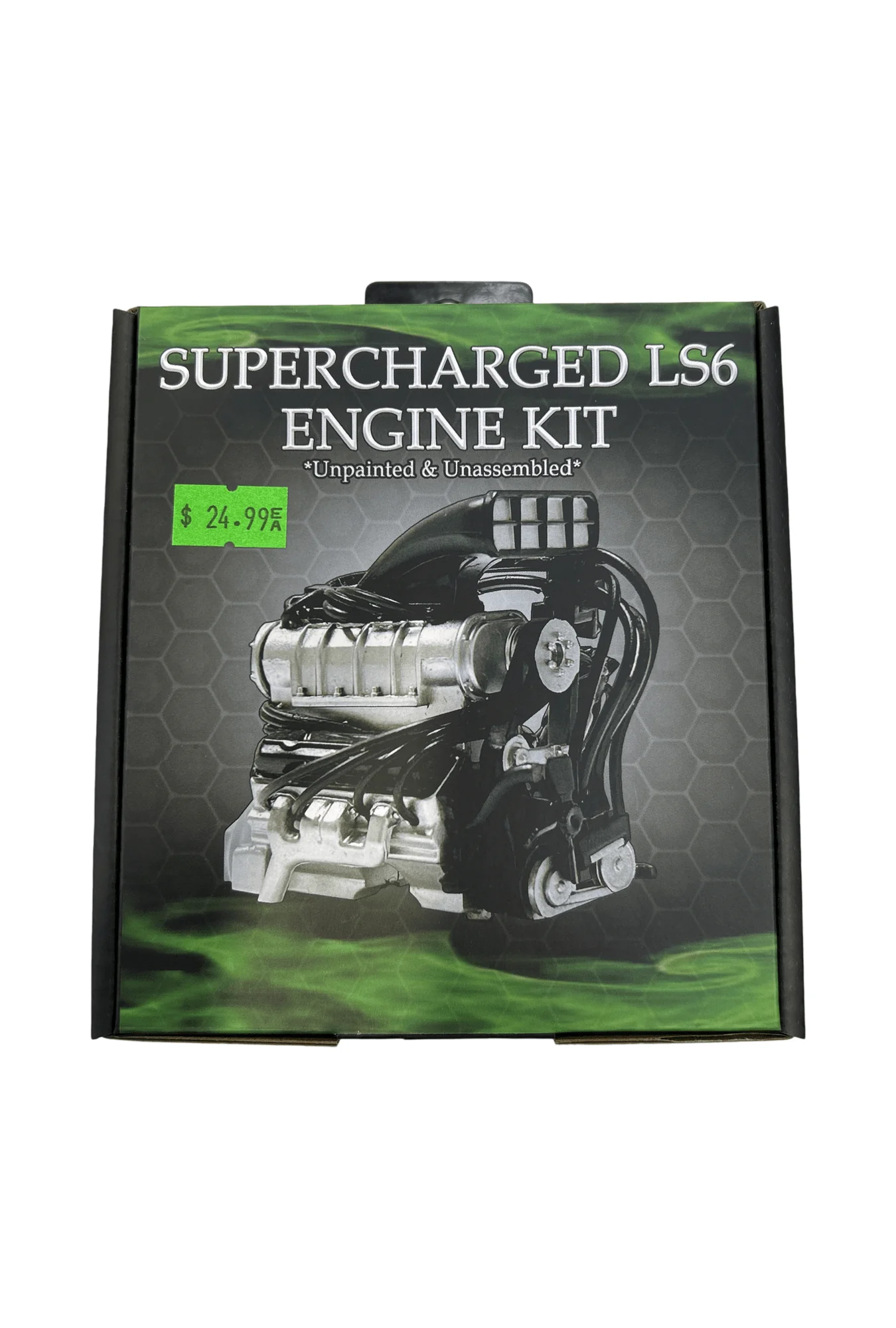 DDA 1/24 LC/LJ Supercharged LS6 Torana Engine Plastic Kit Accessory Pack [DDA626A/DDAAC004]