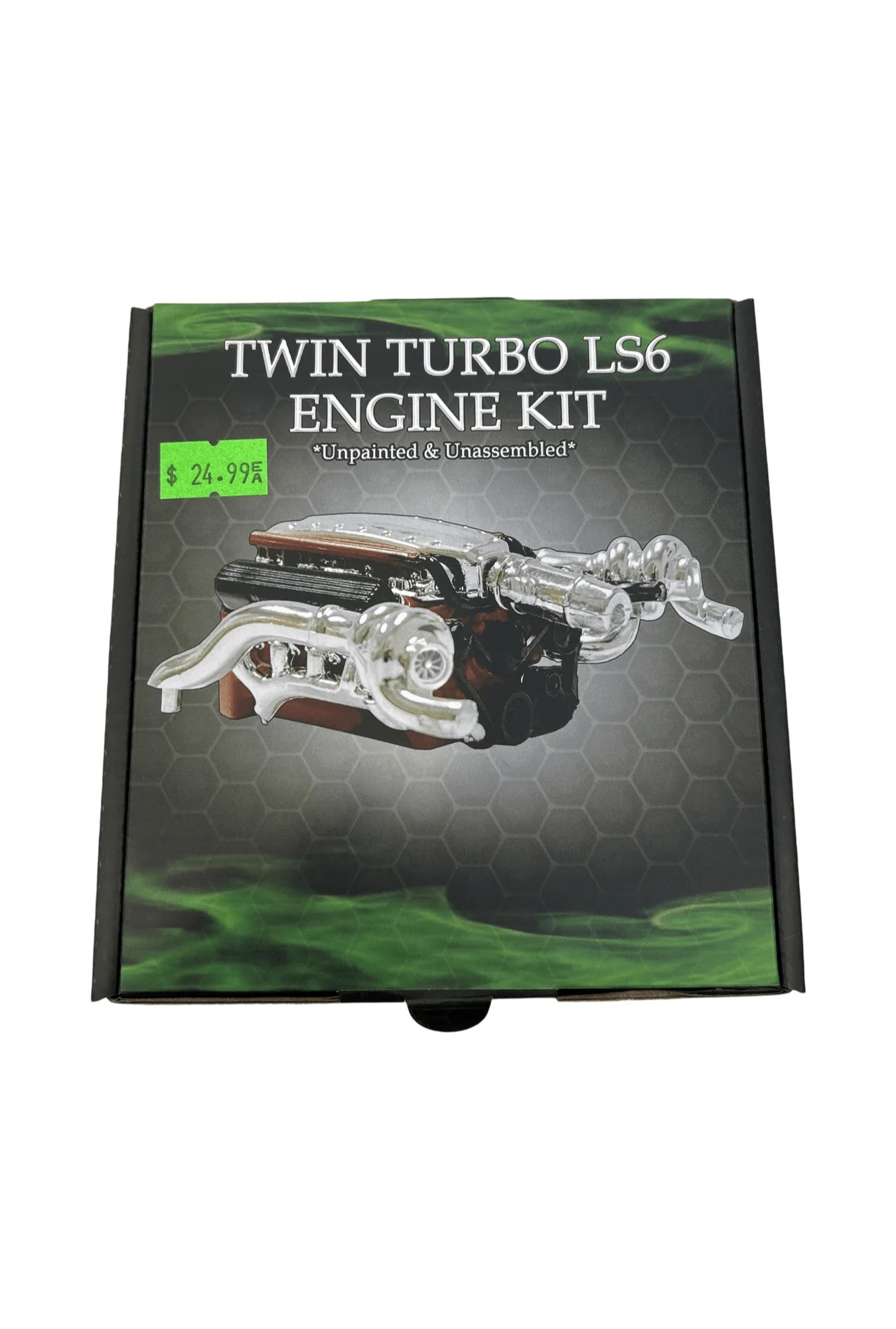DDA 1/24 LC/LJ Twin Turbo LS6 Torana Engine Plastic Kit Accessory Pack