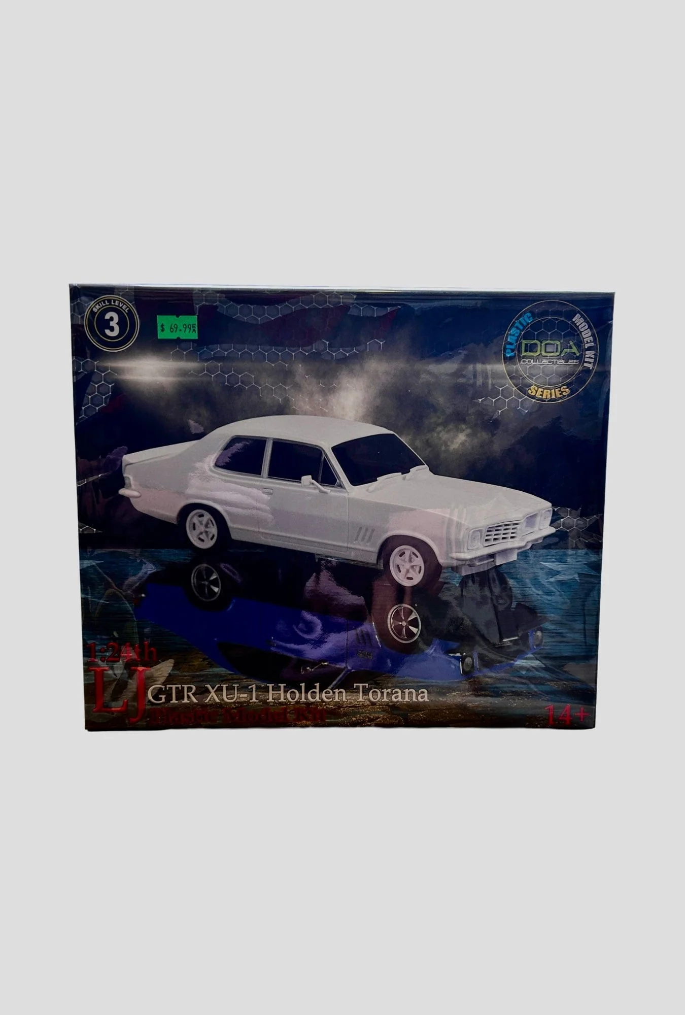 DDA 1/24 LJ Torana GTR XU1 Sealed Body Opening Bonnet Plastic Model Kit [610K] - Image 2
