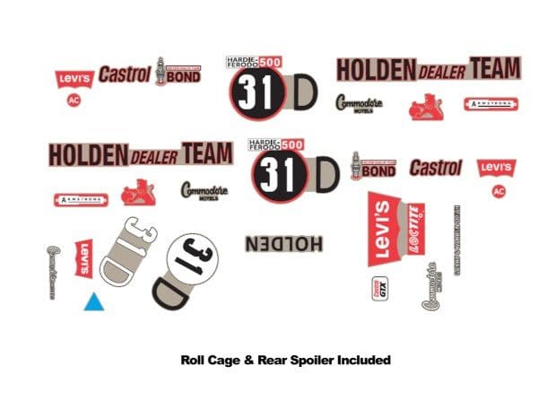 DDA 1/24 No.31D LC Torana Bathurst Decal Kit Accessory