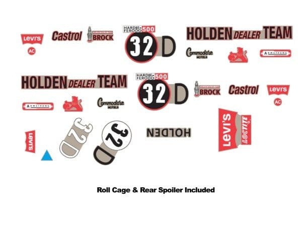 DDA 1/24 No.32D LC Torana Bathurst Decal Kit Accessory