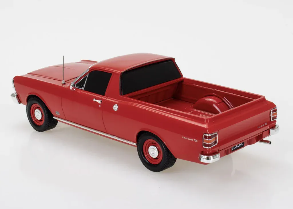 DDA 1/24 Red XW Standard Ford Ute Spectra Rides Plastic Light Up Model - Image 4