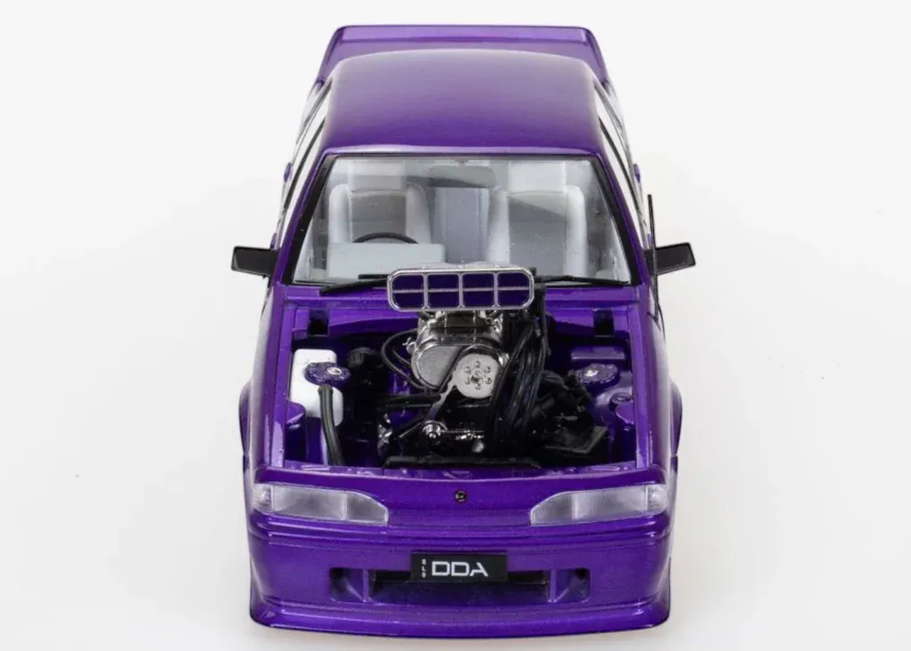 DDA 1/24 Supercharged Holden VL Walkinshaw - Purple Diecast Model - Image 4