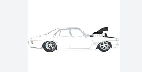DDA 309K 1/24 Holden HQ Blown 4 Door Slammed Plastic Model Kit - Image 3