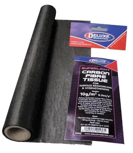 Deluxe Materials BD62 Carbon Tissue (75 x 33cm)