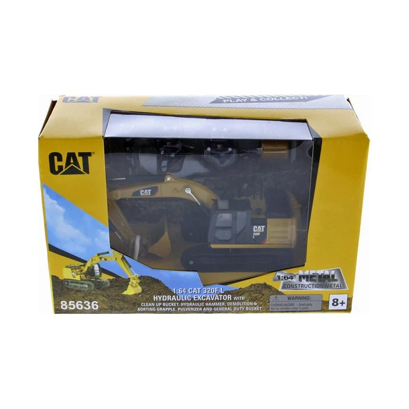 Cat 1/64 320F Hydraulic Excavator w/tools Diecast Model - Image 4