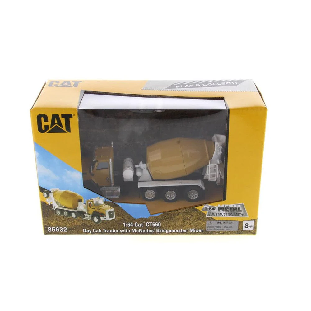 CAT 1/64 CT660 McNeilus Bridgemaster Concrete Mixer Diecast Model - Image 3