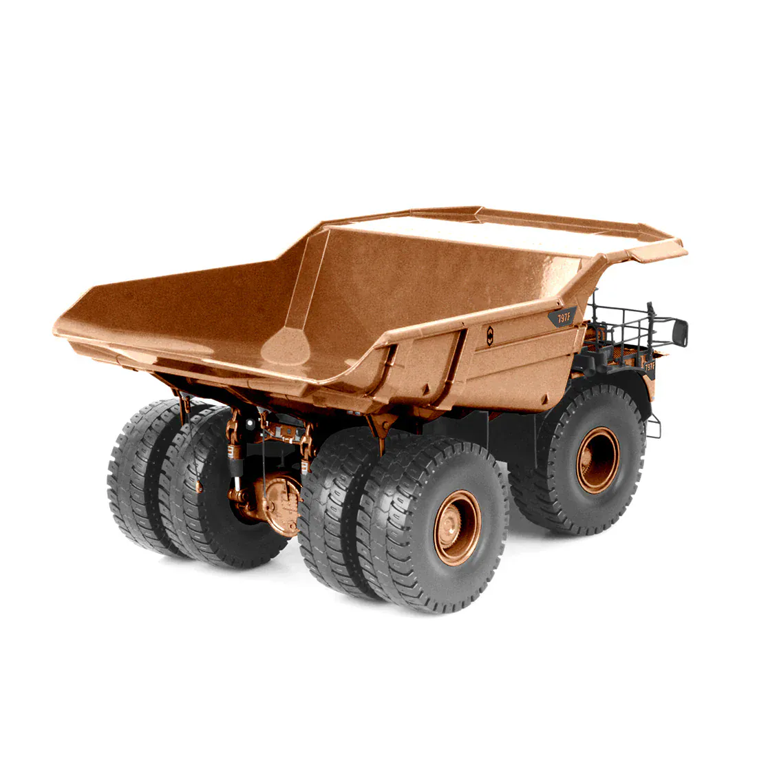 Diecast Masters Cat 1/50 797 Mining Truck Antique Copper - Limited Edition - Image 2