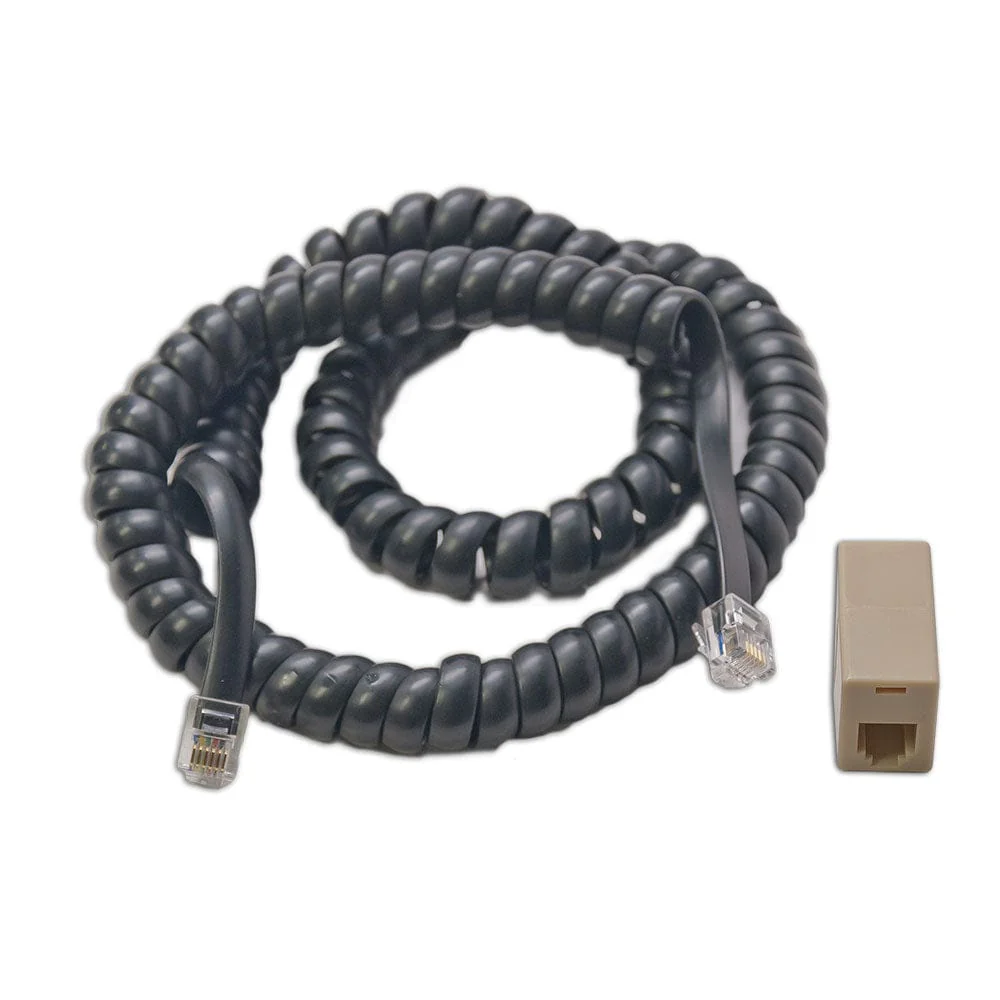 Digitrax LNCCMC1 Coiled Cord And RJ12 Modular Coupler