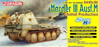 Dragon 6464 1/35 Sd.Kfz.138 Marder III Ausf.M Initial Production Plastic Model Kit**