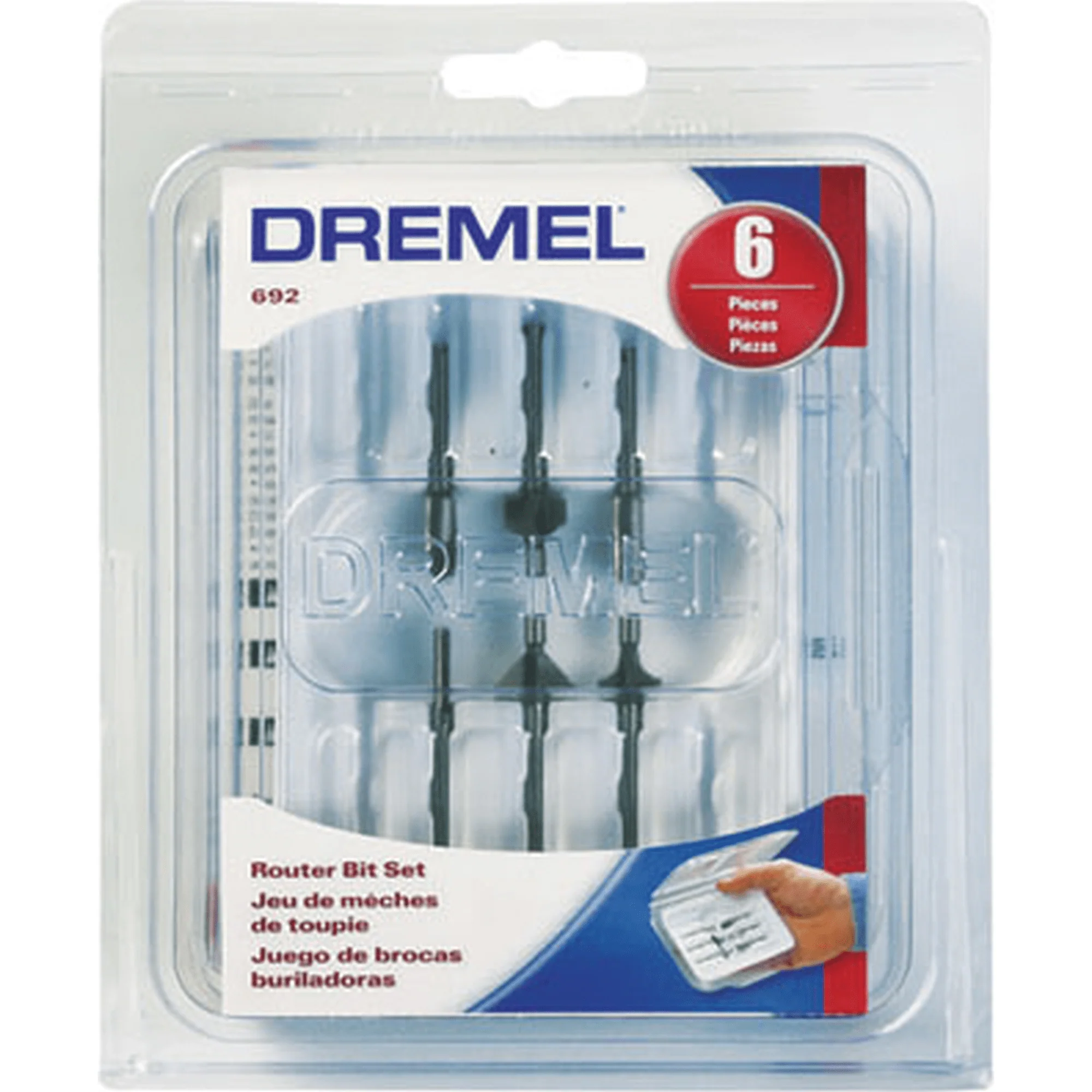 Dremel 6 Piece Router Bit Accessory Kit (692)** - Image 4