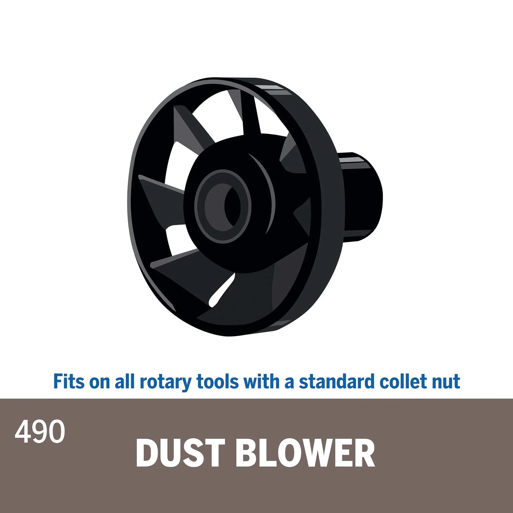 Dremel Dust Blower Attachment (490)** - Image 2