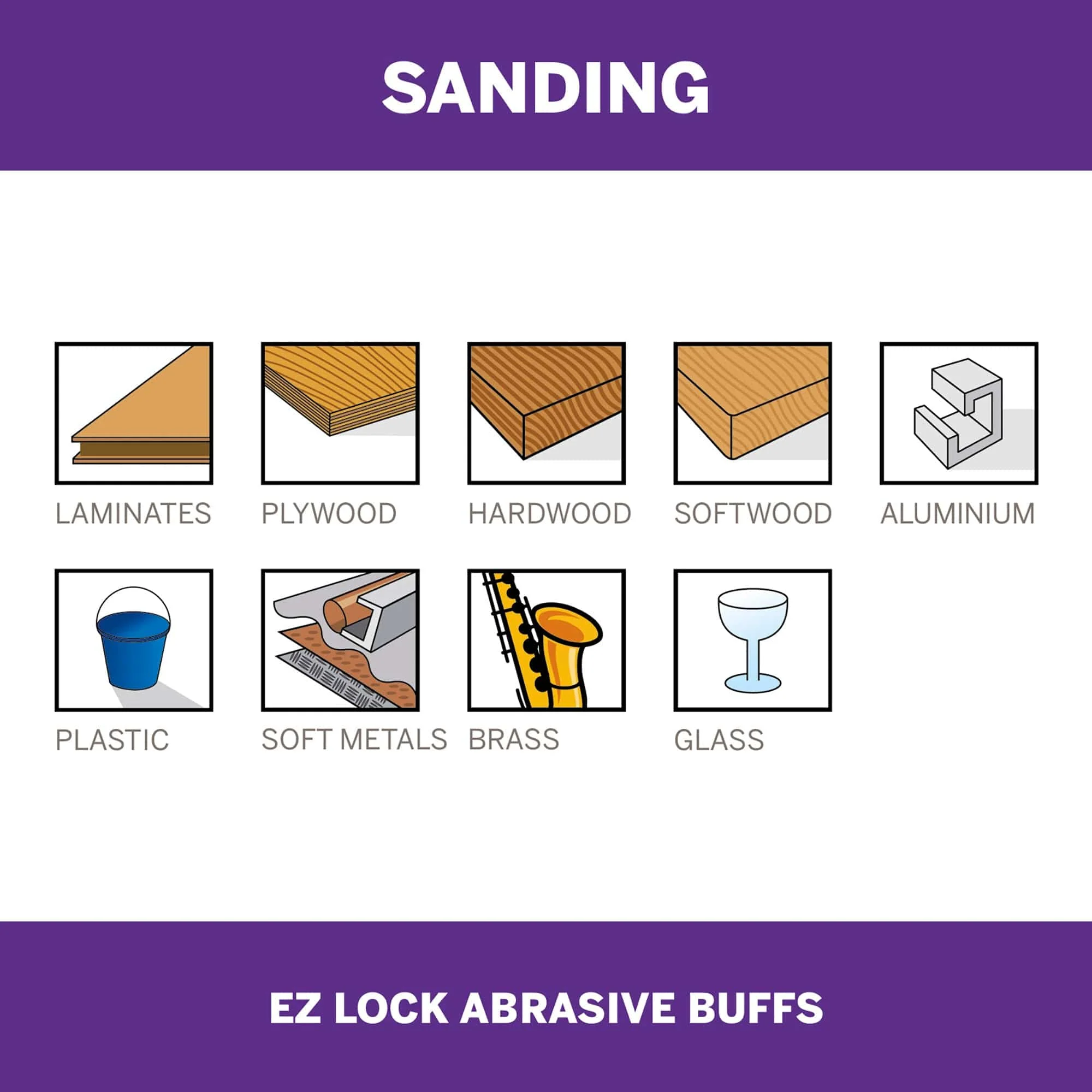 Dremel EZ Lock Finishing Abrasive Buffs 180 and 280 Grit (EZ511) - 2 Pack** - Image 4