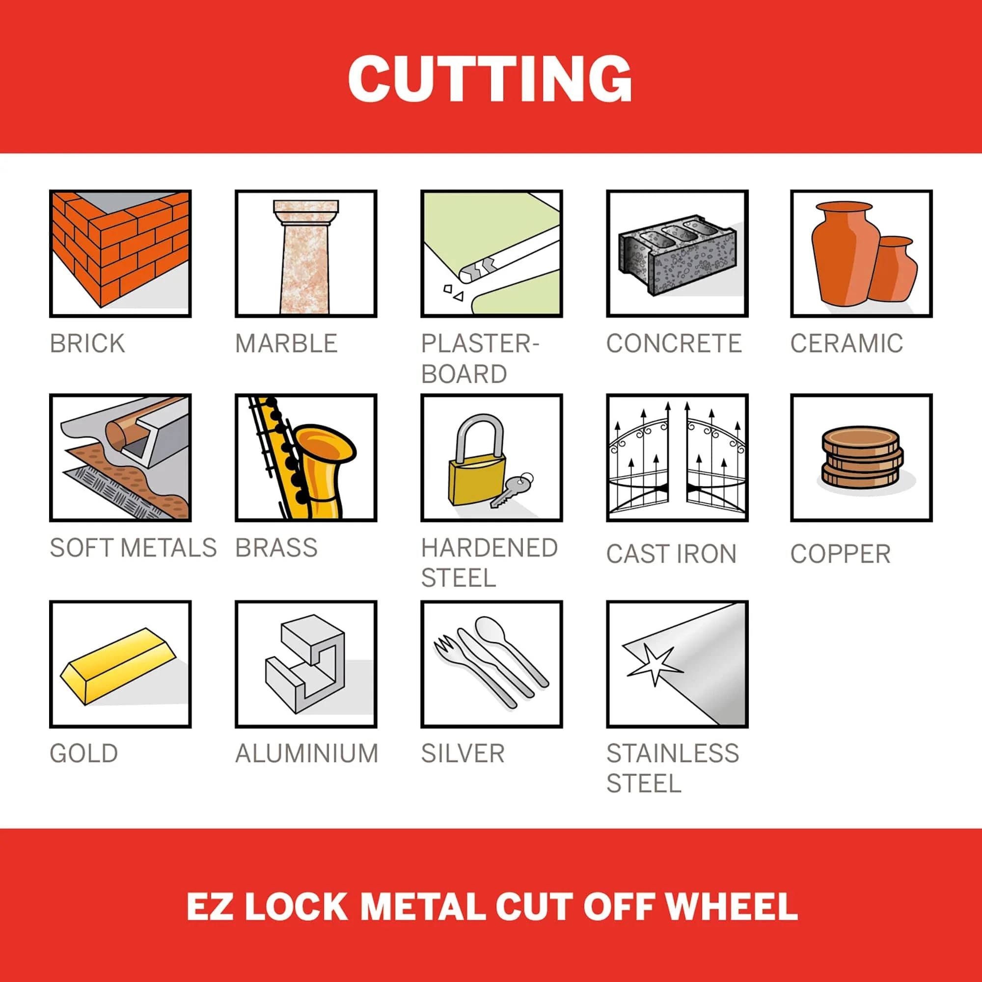 Dremel EZ Lock Metal Cut Off Wheels 38mm (EZ456) - 5 Pack** - Image 4