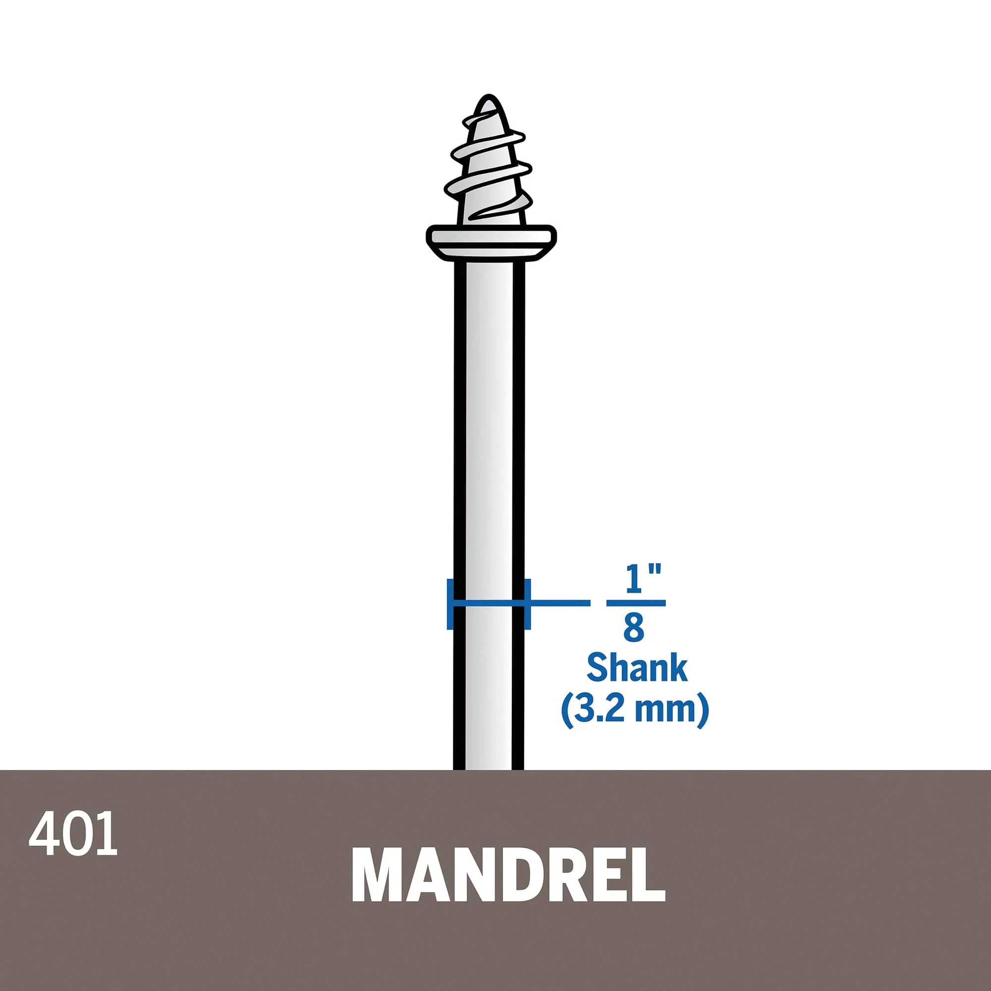 Dremel Mandrel (401)** - Image 2