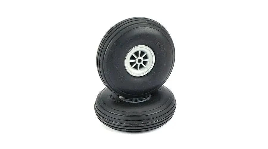 Du-Bro 300T 3in Treaded Wheels (2)