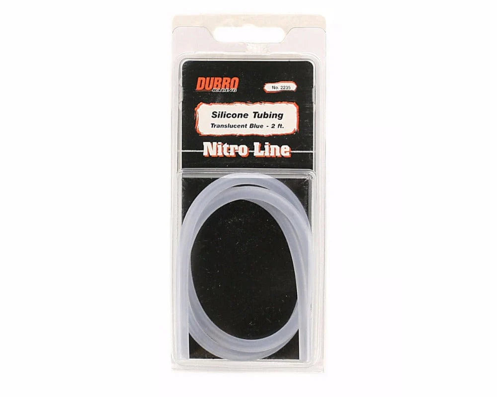 Dubro 2235 Silicone Tube 2 Ft Translucent Blue