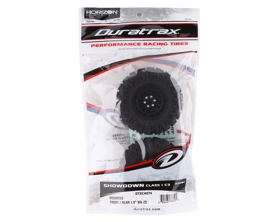 Duratrax 4074 Class 1 Showdown CR C3 Mounted 1.9in Black (2)** - Image 2