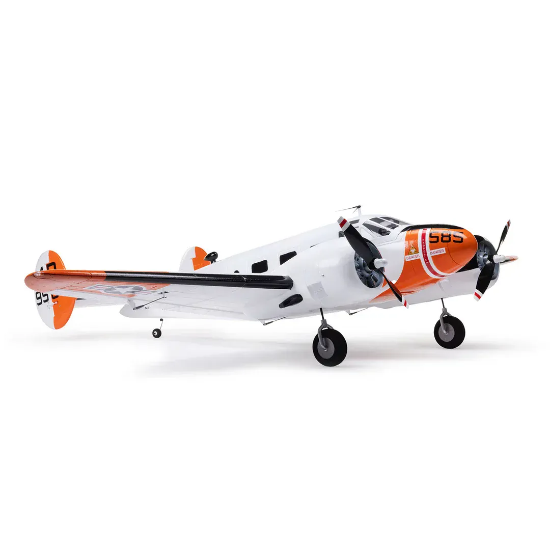 E-Flite Beechcraft D18 RC-45J 1.5m RC Plane, BNF Basic - Image 2