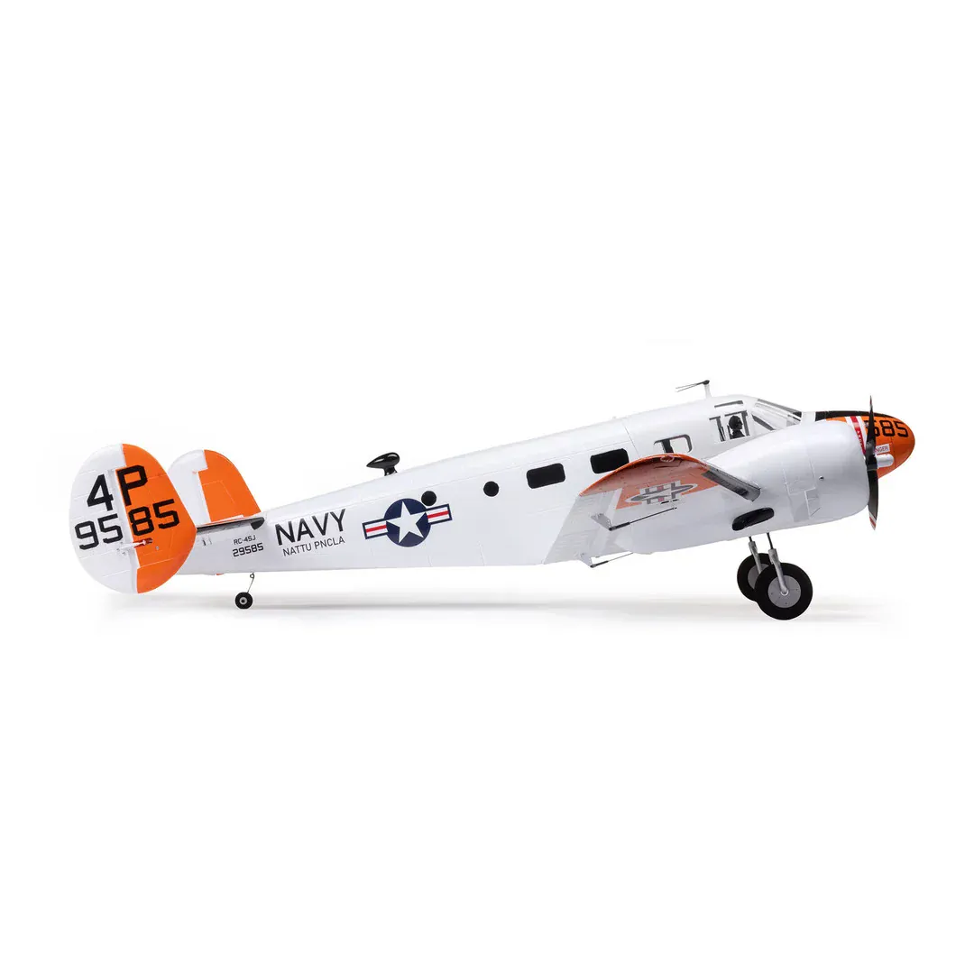 E-Flite Beechcraft D18 RC-45J 1.5m RC Plane, BNF Basic - Image 3