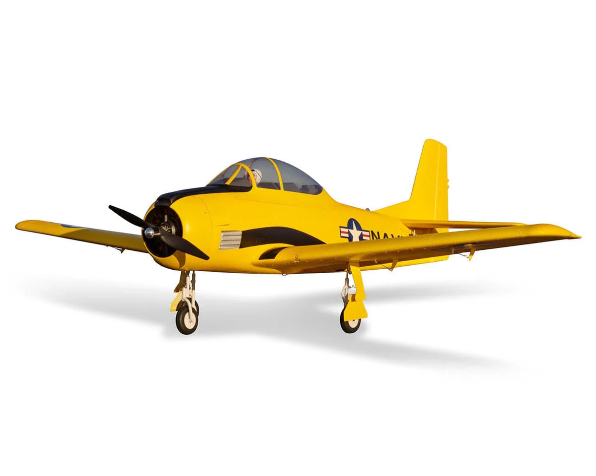 E-Flite Carbon Z T-28 Trojan 2.0m with SAFE and AS3X, BNF Basic, EFL013550