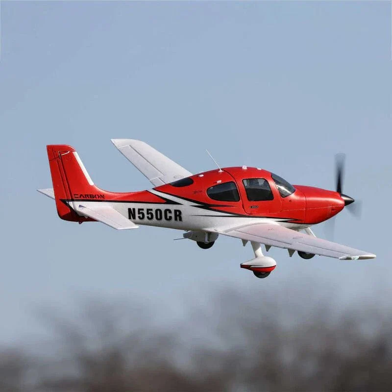 E-Flite Cirrus SR22T Red 1.5m V2 with Smart Technology, BNF Basic - Image 4