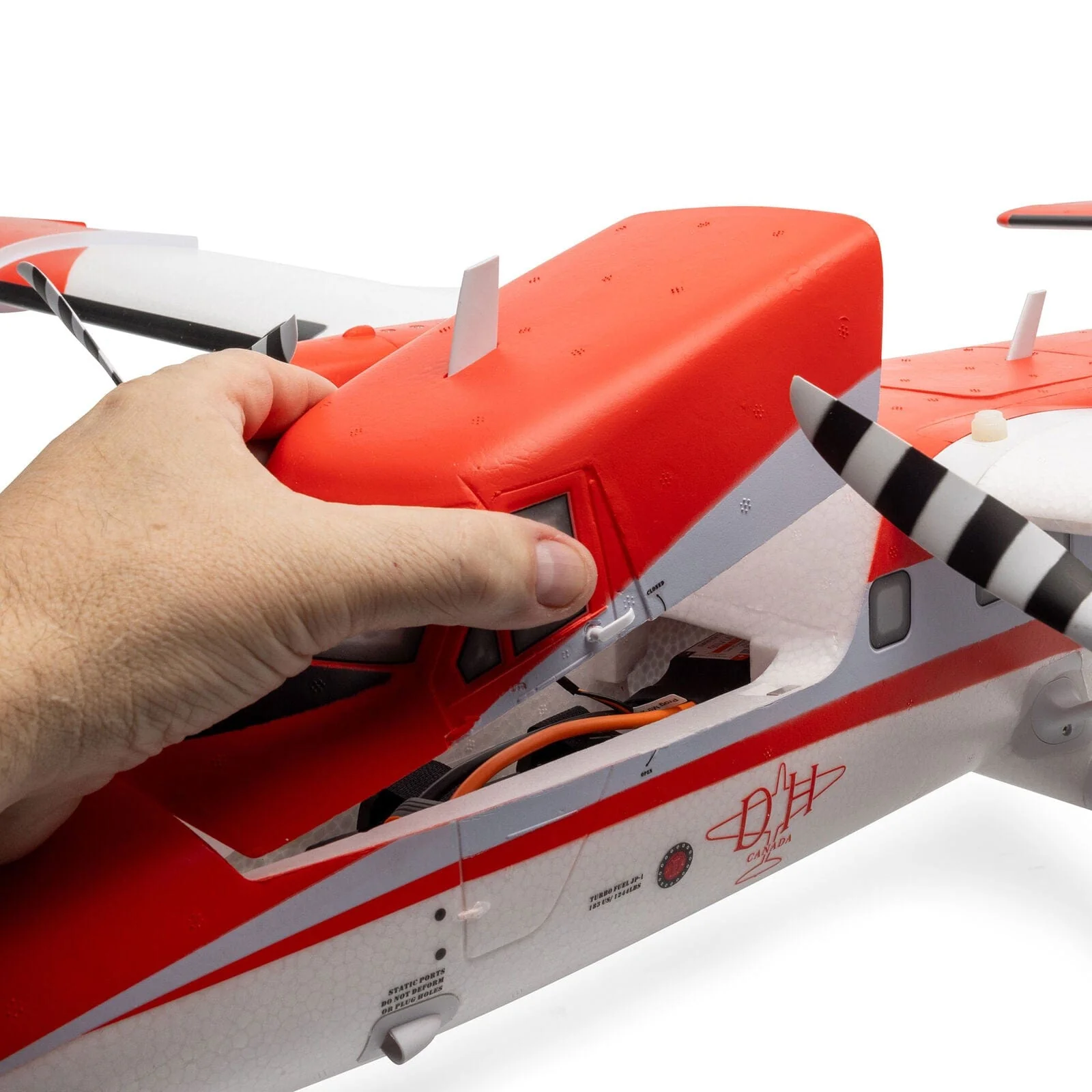 E-Flite DHC-6 Twin Otter 1.4m RC Plane, BNF Basic [EFL32050] - Image 10