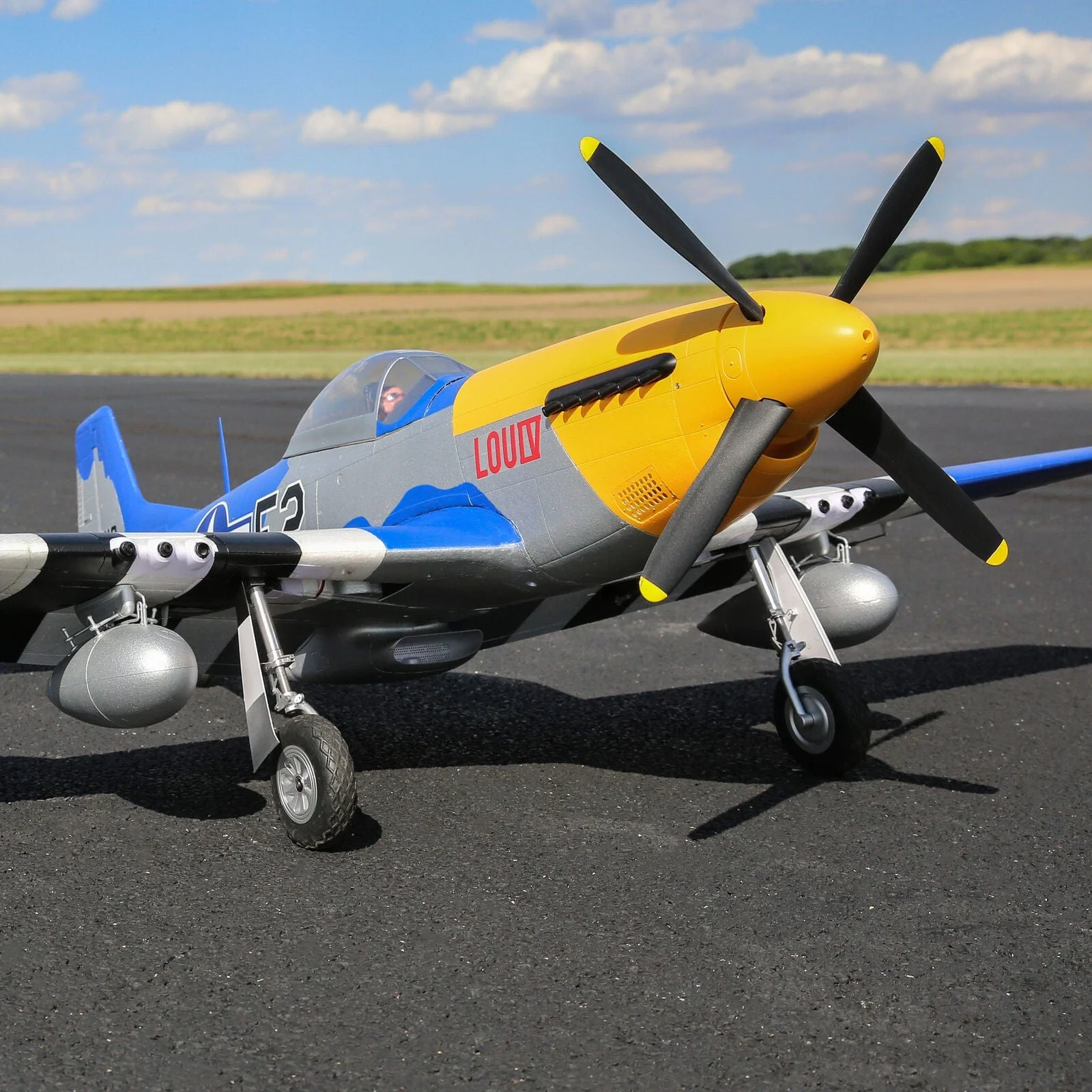 E-Flite P-51D Mustang 1.5m, BNF Basic, EFL01250 - Image 8