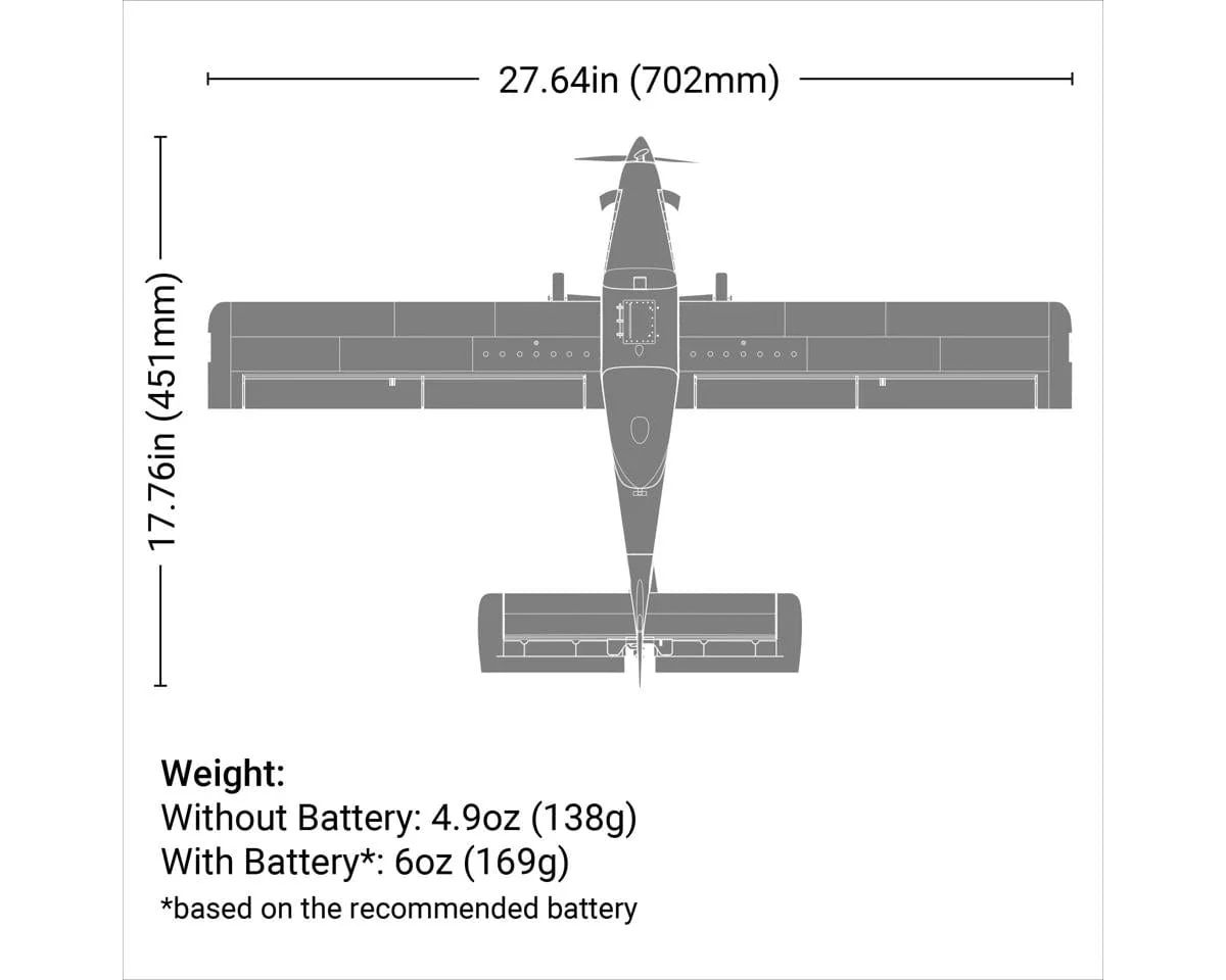 E-Flite UMX Air Tractor, BNF Basic, EFLU16450 - Image 6