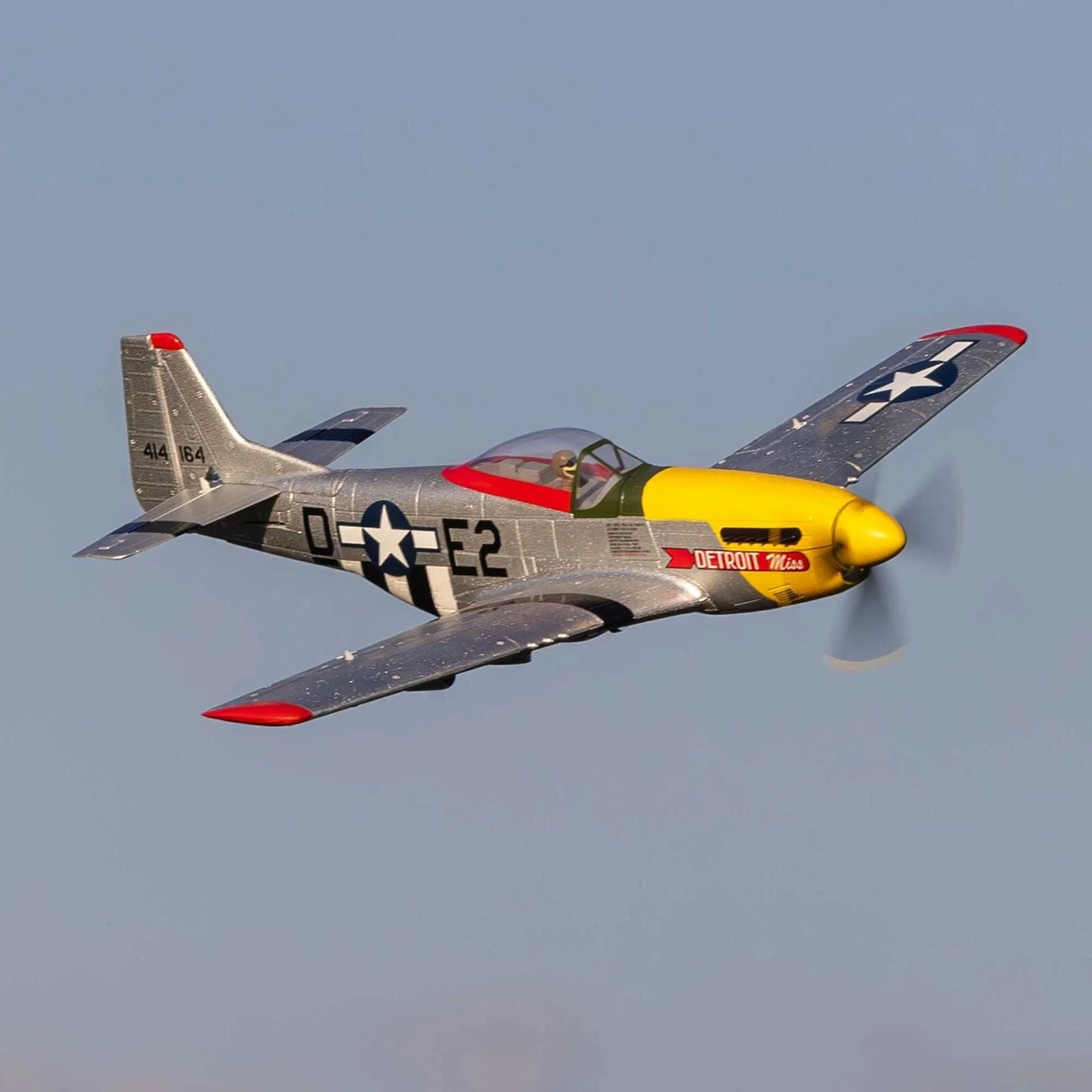 E-Flite UMX P-51D Miss Detroit RC Plane, BNF Basic, EFLU7350 - Image 14