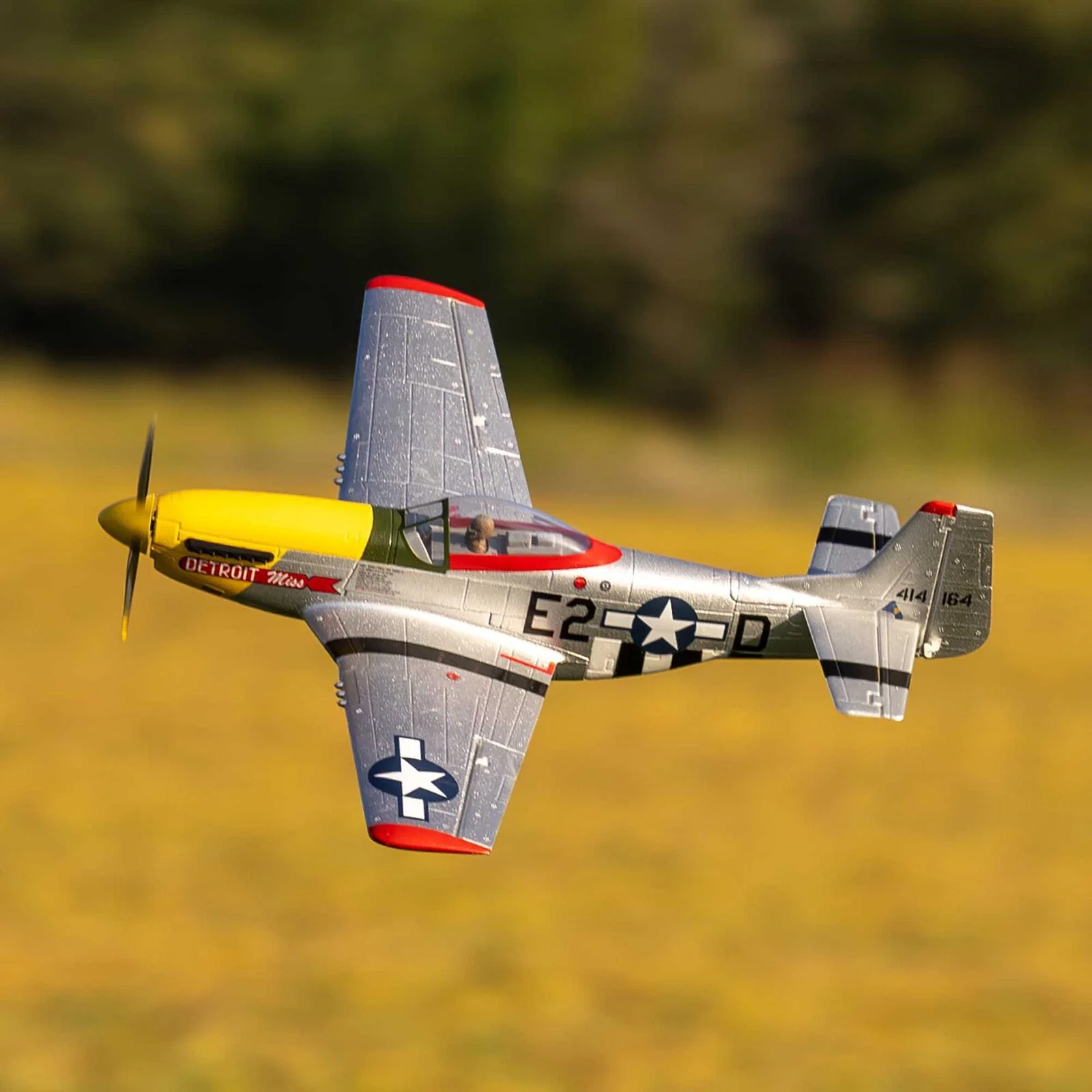 E-Flite UMX P-51D Miss Detroit RC Plane, BNF Basic, EFLU7350 - Image 15