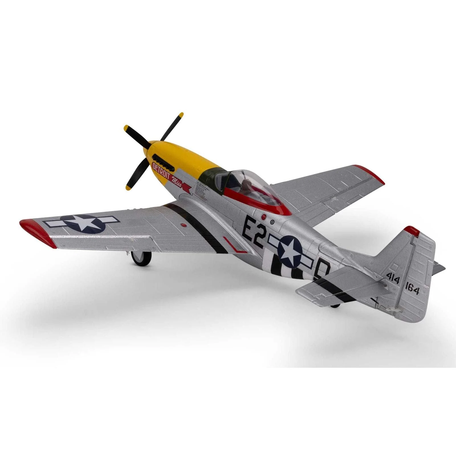 E-Flite UMX P-51D Miss Detroit RC Plane, BNF Basic, EFLU7350 - Image 3