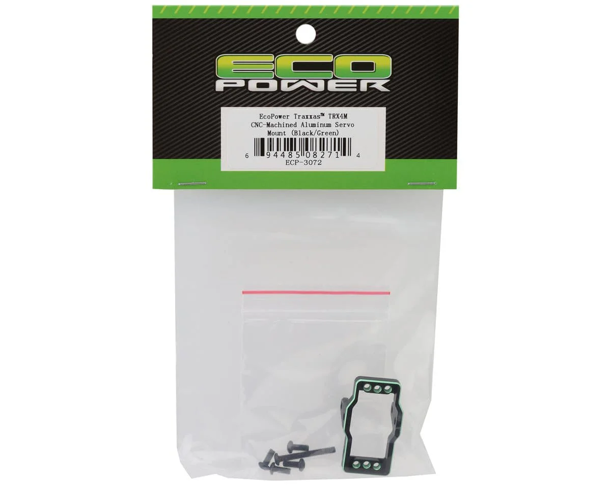 EcoPower CNC-Machined Aluminum Servo Mount for Traxxas TRX-4M - Image 2