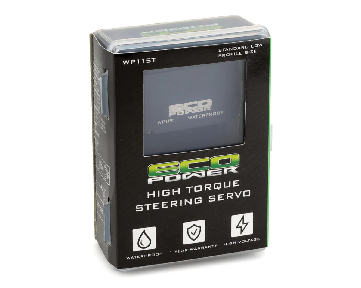 EcoPower WP115T Low Profile High Torque Waterproof Metal Gear Servo - Image 3