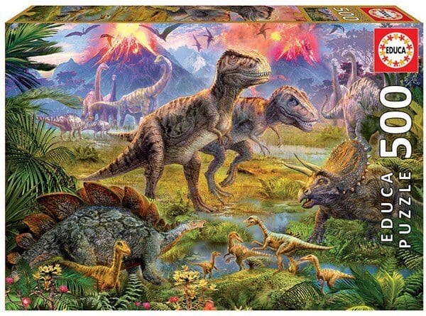 Educa Dinosaur Gathering 500pc Puzzle