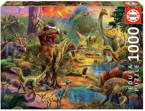 Educa Land Of Dinosaurs 1000pc Puzzle
